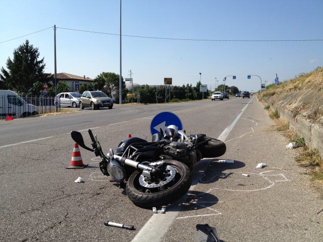 Incidente Moto Strada battaglia 015 2